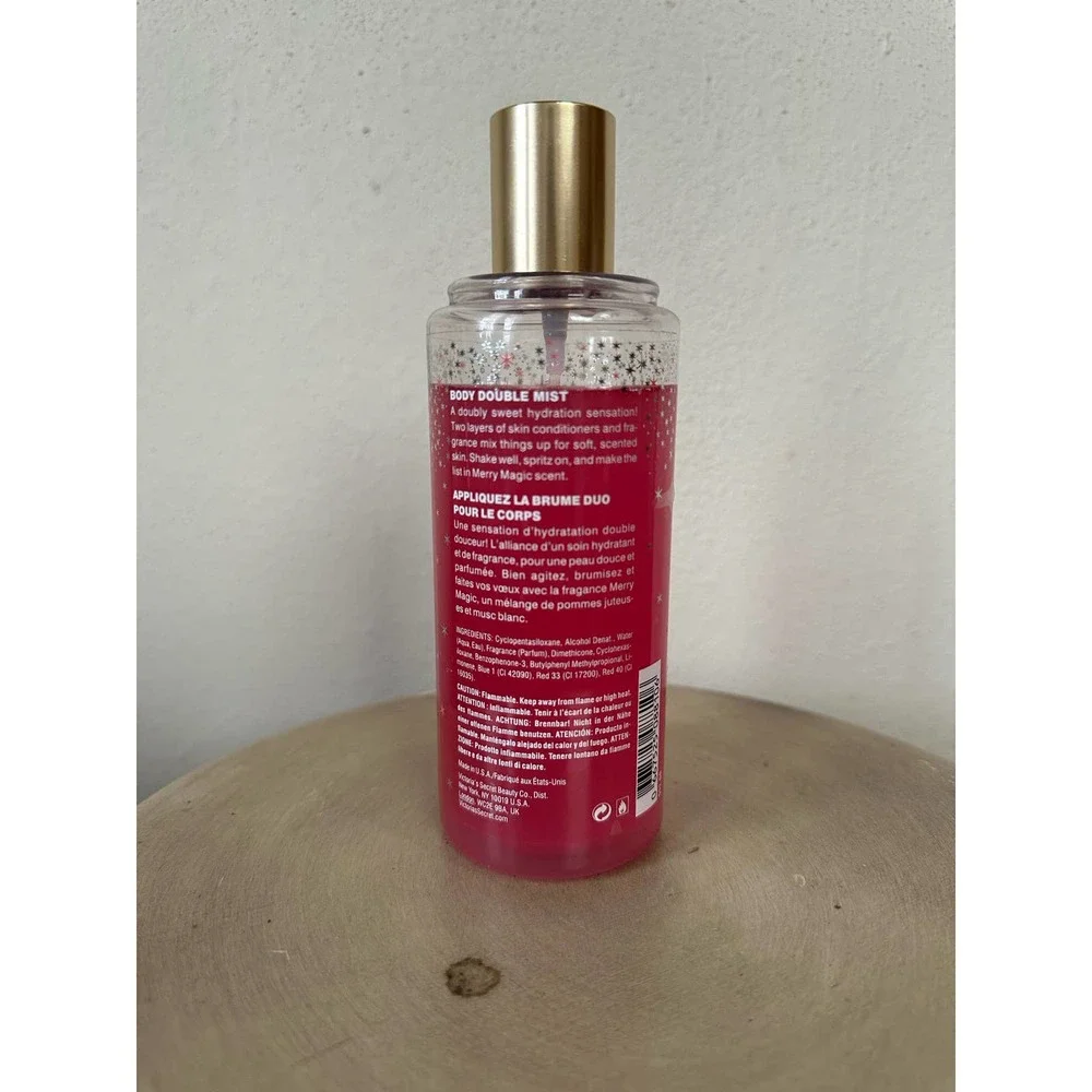 Rare Victoria’s Secret Beauty Rush Candied Apple & White Musk Merry Magic Mist